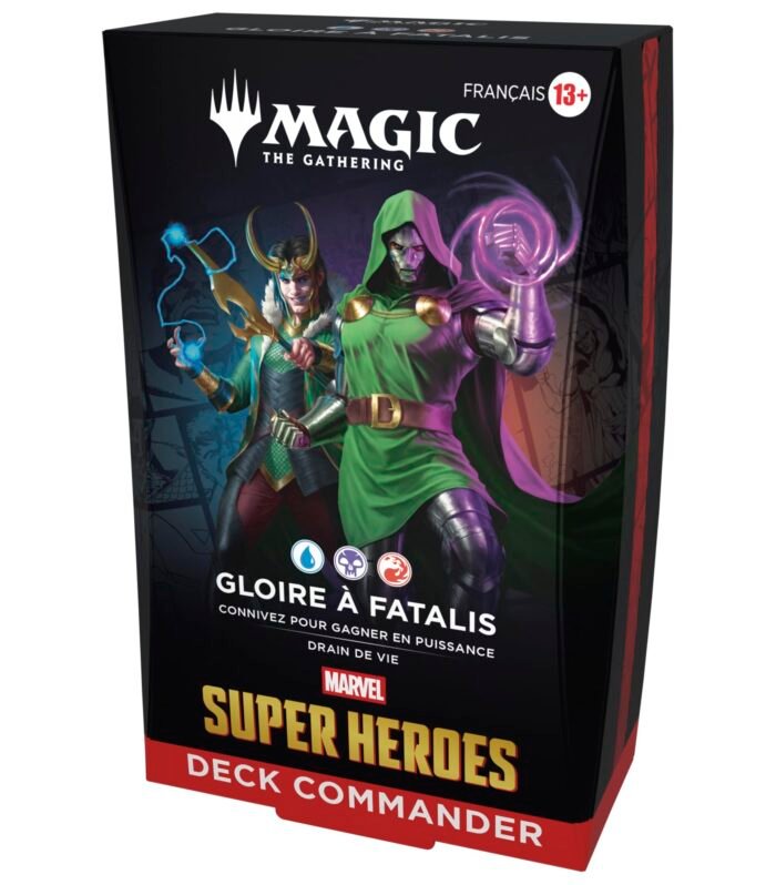 Deck Commander Magic: The Gathering | Marvel Super Heroes - Gloire à Fatalis (Version Française)