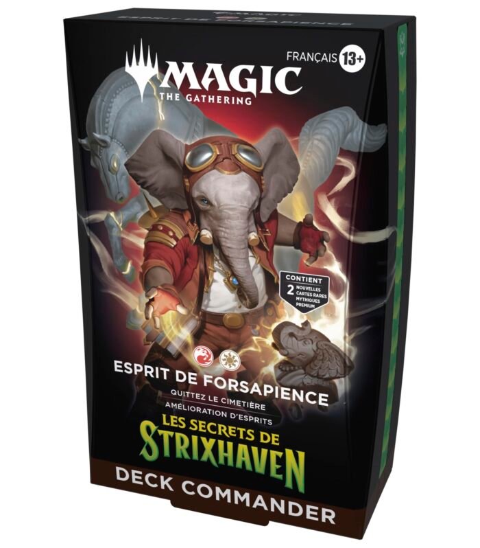 Deck Commander Magic: The Gathering Les Secrets de Strixhaven - Esprit de Forsapience (Version Française)