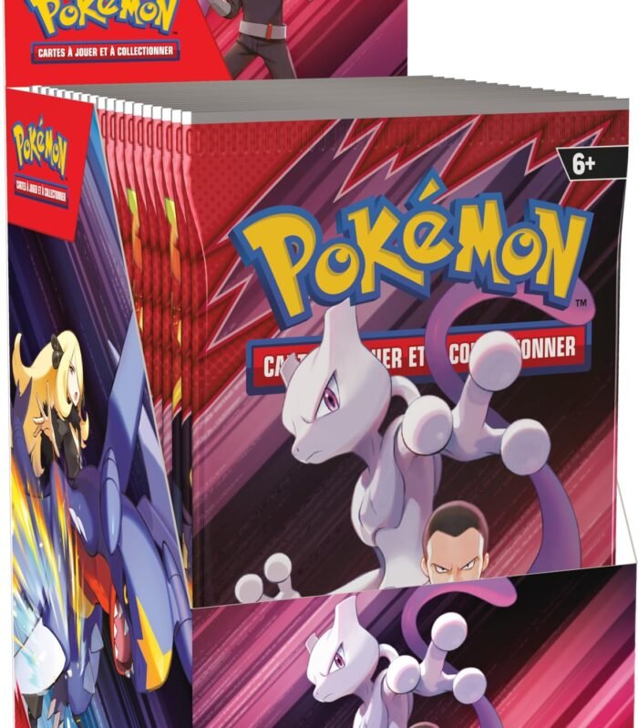 Pokémon JCC: présentoir de boosters Écarlate et Violet – Rivalités Destinées du JCC Pokémon (18 boosters)